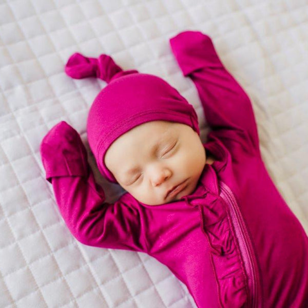 top-knot-hat-fuschia Presley Couture at Sophia's Style-Hats-1